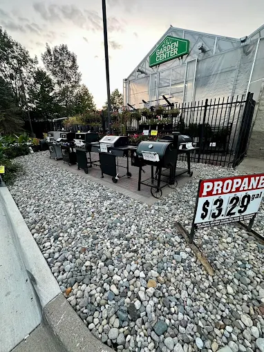 River rock beds & garden center